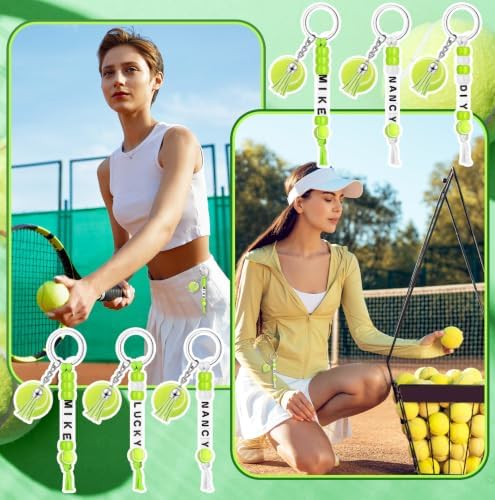 Suncalla 996 Pcs 24 Set Tennis Keychain Making Kit DIY Ball Charms Crafts - Image 5