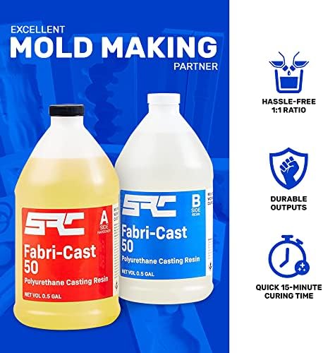 SPRESIN Fabri-Cast 50 Bright White Polyurethane Casting Resin, 1 Gallon - Image 5