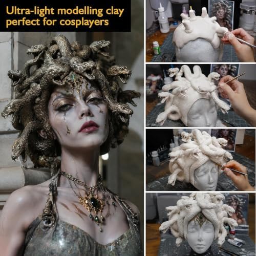MEARCOOH Modeling air Dry Foam Clay Yellow Cosplay Magic Clay 300g - Image 2