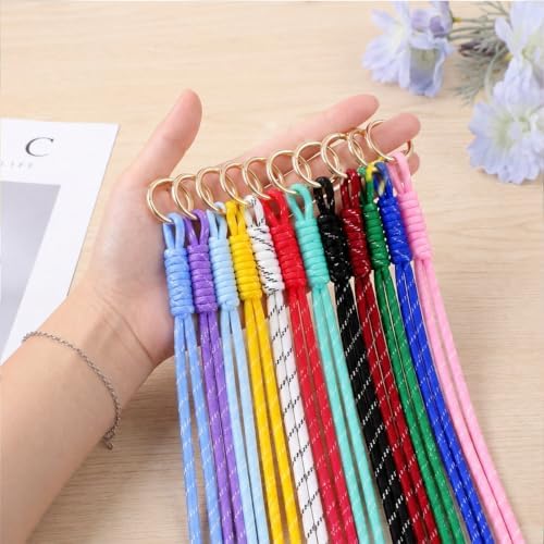 24 Pack Paracord Keychain Bag Charms, Rope Keychain - Image 6