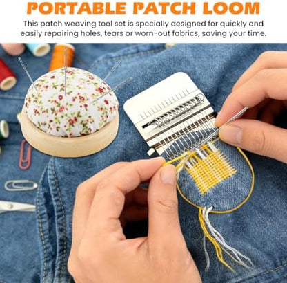 Mini Darning Mushroom Loom Kit, 14 Hooks Visible Weaving Tool - Image 7