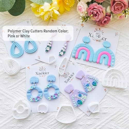 Xaekicr Abstract Shapes Polymer Clay Cutters Set – Clay Cutters for Polymer Molds, Clay Earring and Versatile Tools - Image 2