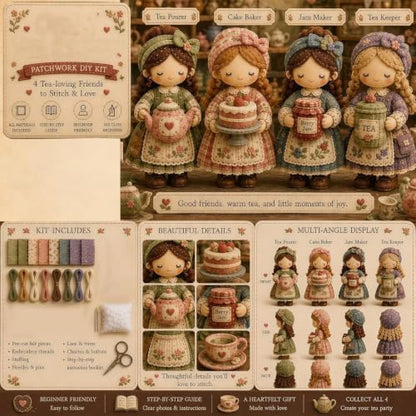 DHJJXQGX Patchwork Fairy DIY Sewing Kits Craft Kit for Adults Decor Gift - Image 4