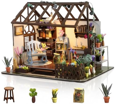 DIY Miniature House Kit, Mini House Building kit for Adults, Garden by MakingLifeFunforCool
