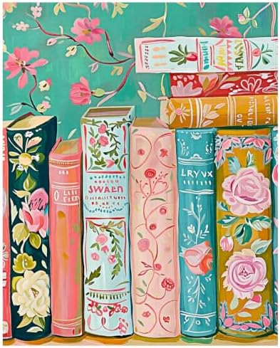 hkejoi Books Paint by Numbers Kit for Adults, 16x20 in by hkejoi