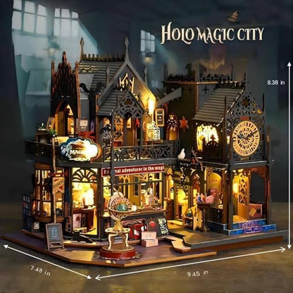 OZJAY Miniature House Kit for Adults, Mini House Kit with LED - Image 4