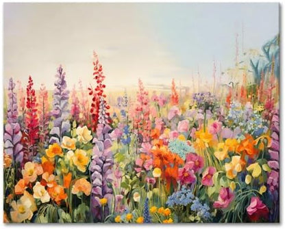 TUMOVO Adults' Paint-by-Number Kits Garden Full Bloom Painting by Number by TUMOVO