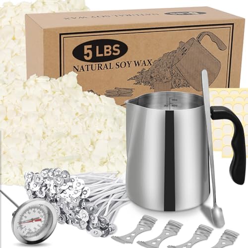 SAEUYVB Candle Making Kit,5 lbs Candle Wax for Candle Making by SAEUYVB