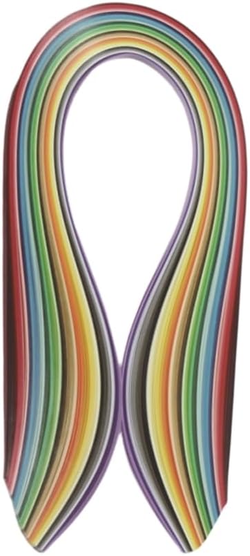 ODETOJOY White Quilling Paper Strips 7mm Crafts 1/4" Off White Cream Paper Quilling Set for Beginners Card Making Scrapbooking-180pcs, 54cm (36 Colors) by ODETOJOY