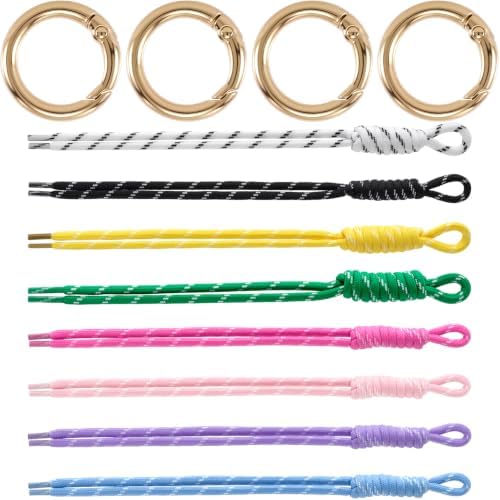 Paracord Rope Keychain, Paracord Keychain, Braided Cord Rope Bag Charm Key Chain Lanyard for Purse Backpack Handbag by Unknown
