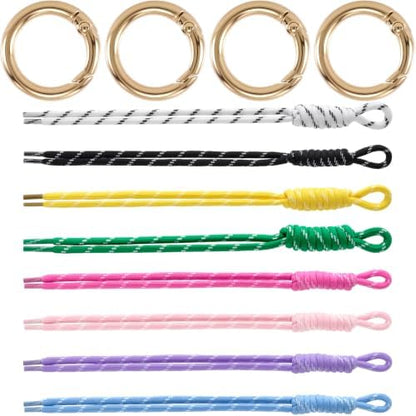 Paracord Rope Keychain, Paracord Keychain, Braided Cord Rope Bag Charm Key Chain Lanyard for Purse Backpack Handbag by Unknown