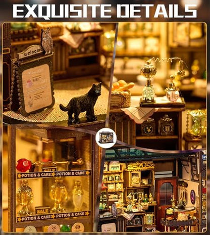 Spilay DIY Miniature House Kit for Adults, Magic Dollhouse Building Kit - Image 4