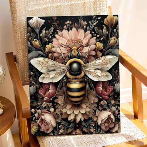 XTCIXAL Paint by Numbers Kit for Adults, Bee, 16X20 Inch - Image 2