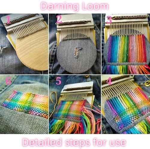 YFXJC Speedweve Darning Mini Loom Kits Machine for 14 Hooks - Image 5