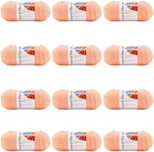 MICHAELS Bulk 12 Pack: Soft Classic™ Solid Yarn by Loops & Threads® - Image 6