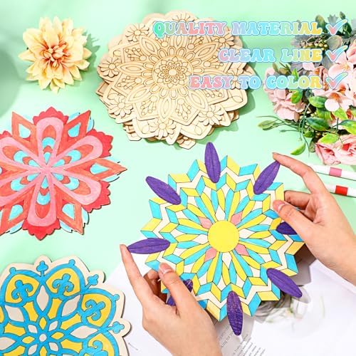 Cinnvoice 24 Pcs Mandala Painting Set for Adults - Image 3
