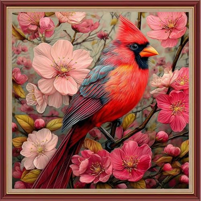 Dooxvey Cross Stitch Kits for Adults Beginners,Full Range of Cross-Stitch Stamped Kits Needlepoint Kits for Beginners Embroidery Kits 11CT Cross Stitch Patterns-Flower Bird 18x18 inch by DooxveyStampedEmbroideryKit