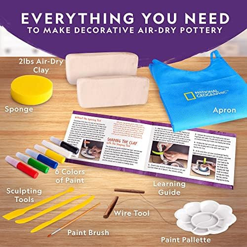 National Geographic Pottery Wheel for Kids Complete Beginner Kit - Image 5