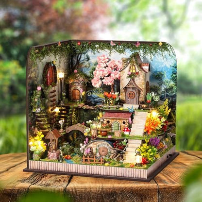 DIY Miniature House Kit, Dollhouse Kit with Music & LED for Adult - Image 6
