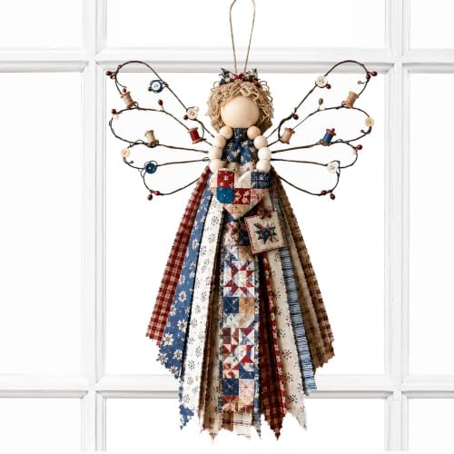 Angel Fabric Hanging DIY Kit Macrame Wall Weaving Craft for Adults - Image 4