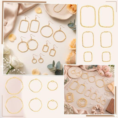 Inbagi 180 Pcs Open Bezels for Resin Jewelry - Image 3
