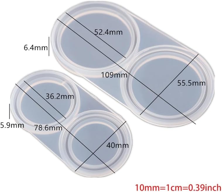 Handmade Coin Resin Mold with 200 Foam Gasket Coin Storage Box Epoxy Casting Mould Coin Collection Craft Tools - Image 5