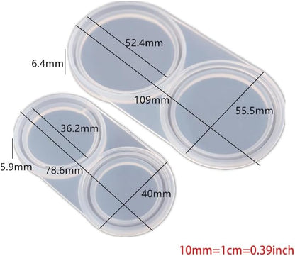 Handmade Coin Resin Mold with 200 Foam Gasket Coin Storage Box Epoxy Casting Mould Coin Collection Craft Tools - Image 5