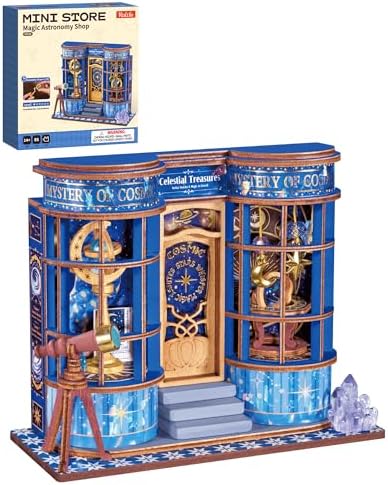 Rolife Magic Astronomy Shop Miniature Dollhouse Kit by Rolife
