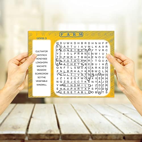 Keeping Busy Word Search 3 Dementia Activities for Seniors | Alzheimer Products for Elderly Patients | Fun Memory Game Toy & Cognitive Brain Puzzle for Senior Citizens w/Memory Loss or Alzheimers - Image 3