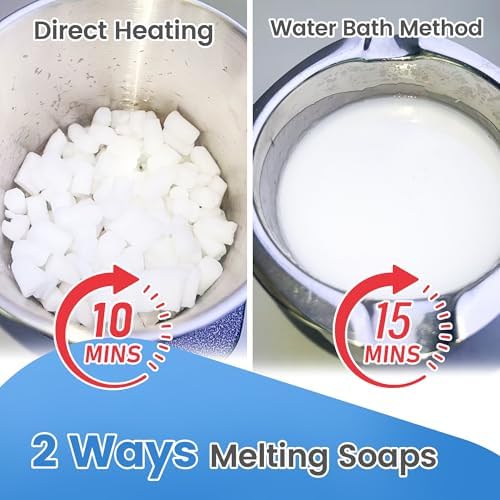 PIUH DIY Soap Making Kit with Hot Plate and Supplies for Adults - Image 4