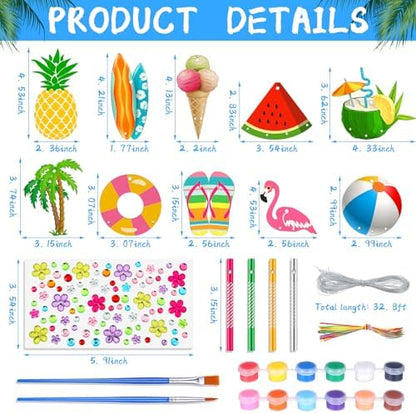 JellyArch Beach 30 Pack DIY Wind Chime Kit Art and Crafts - Image 3