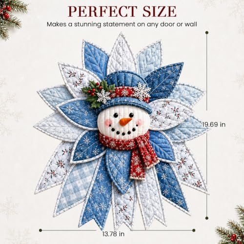 Daily Partner Quilted Christmas Door Hanging DIY Sewing Kit (G) - Image 3