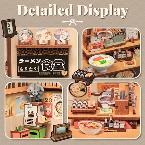 CUTEBEE Japanese Book Nook Kit, DIY Miniature House Kits for Adults - Image 5