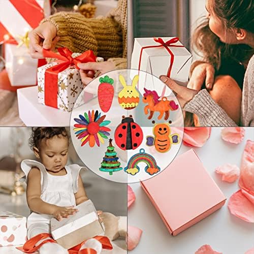 DIY Wooden Magnet 36 Art Craft Supplies Painting Kit for Kids Ages 4-8 8-12 - Image 6