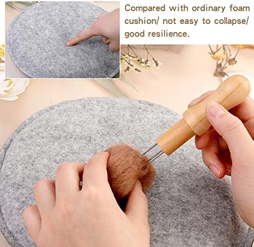 WONVOC Needle Felting Pad, 9.44 x 9.44 x 1.38 Inch Needle Felting Mat - Image 6