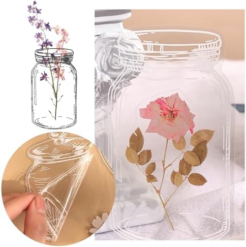 380 Pcs Natural Flower Stickers for Scrapbooking, Vintage Floral Stickers Decals Aesthetic Watercolor Stickers for Journaling Phone Case Stickers Art Bullet Junk Journal Planners DIY Craft Notebook - Image 4