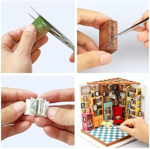 Rolife 1:20 Miniature House Kits-Tiny House Kit-DIY Miniature Dollhouse Kits for Adults-Model Building Craft Kits-Hobbies Gifts for Women and Men - Image 6