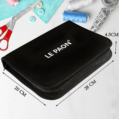 Sewing Kit with Case Portable Sewing Supplies for Home Traveler, Adults, Beginner, Emergency, Contains 60 Sewing Thread, Scissors, Needles, Measure etc - Image 4