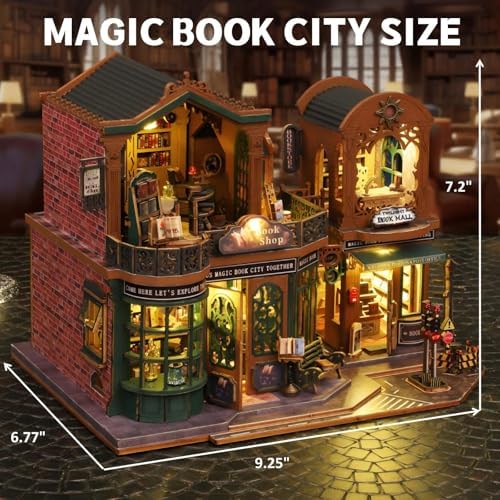 OZJAY Miniature House Kit for Adults, Mini House Kit with LED - Image 3