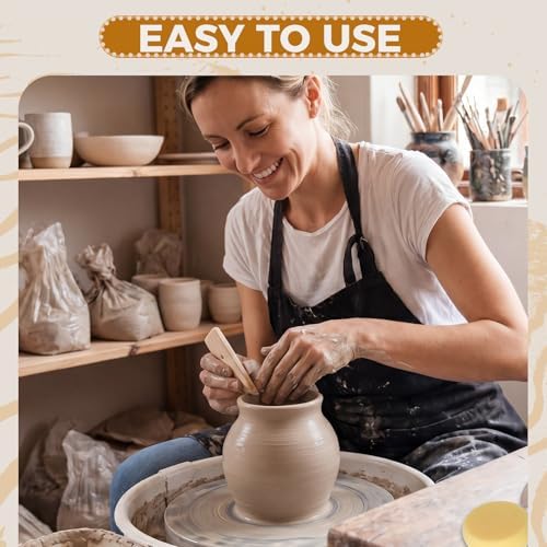 Adameng 24 Pcs Clay Tools,Clay Sculpting Tools kit,Pottery Tools for Air Dry Clay, Beginner,Ceramics and Modeling Tools for Carving,Pottery Craft, Drawing,Molding,Shaping,Hobbyists, Artists - Image 4