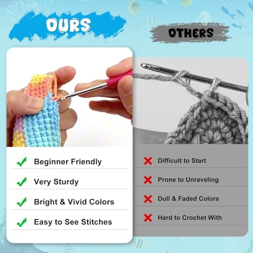 Totiro Crochet Kit for Beginners, Ducks Amigurumi Starter Kit, Easy DIY Craft Set with Step-by-Step Video Tutorials, 2 Pack Animal Crochet Pattern Learning Kit for Teens Adults Birthday Gift - Image 3