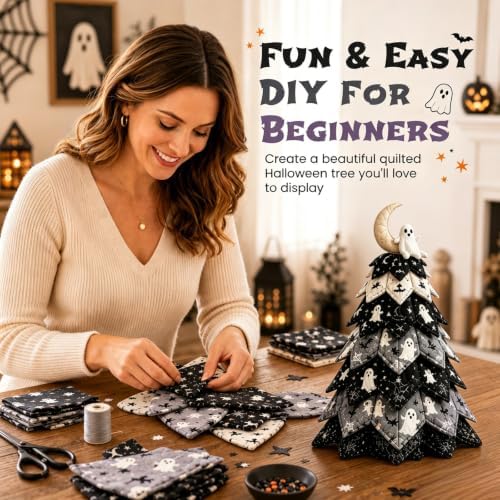 Daily Partner DIY Halloween Quilted Fabric Tree Kit - Image 6