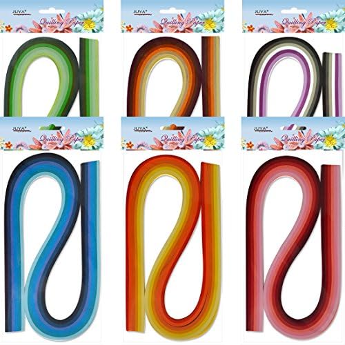 JUYA Multi-Color Quilling Strips Set 720 Strips 36 Colors 54cm 7mm - Image 5