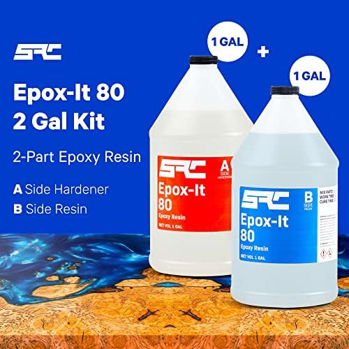 Epox-It 80 Multi-Purpose High Gloss Clear Epoxy Resin Kit 2 Gallon - Image 2