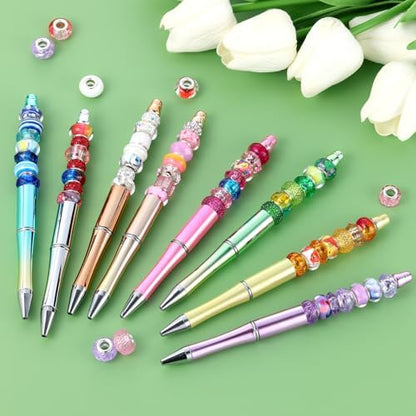 240 Pcs Large Hole Beads for Bracelets, Spacer Bead for Jewelry Making - Image 4