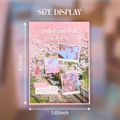 Japanese Kawaii Sticker Book - 20 Sheets Cute Cherry Blossom Island Vibe Stickers for Journals, Planners, Scrapbooking & Water Bottles - Holographic Glitter Vinyl Decals (277 Pcs, Pink) - Image 3