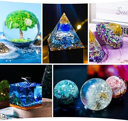 LET'S RESIN Resin Mold Kit Bundle with 0.5 Gallon Crystal Clear Epoxy Resin, Bubbles Free Resin for Resin Art - Image 5