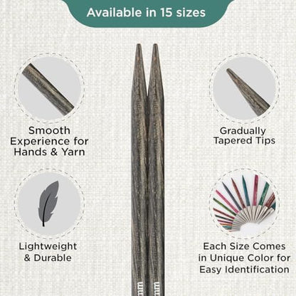 KnitPro Dreamz Interchangeable Circular Needles 4" (10cm) | US Size 7 (4.5mm) - Image 3