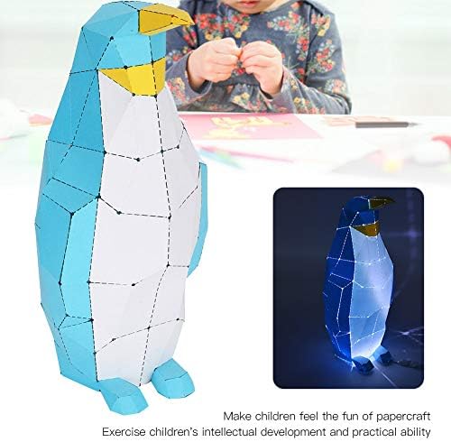 Adfaga Boardattack Papercraft Kit DIY Handmade Creative Craft Set with LED Lights USB Powered Educational for Teens Adults Home Decoration Art Project Complete Starter Package - Image 7