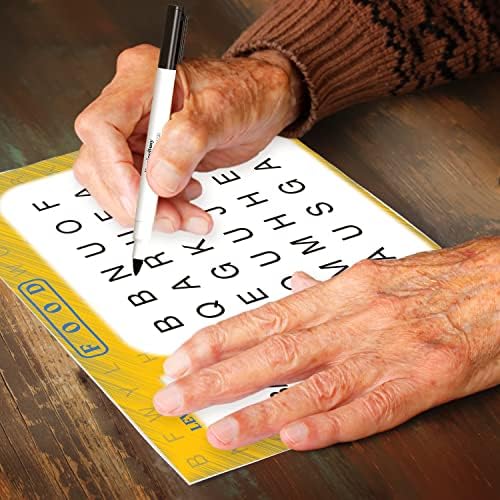 Keeping Busy Word Search 1 Dementia Activities for Seniors | Alzheimer Products for Elderly Patients | Fun Memory Game Toy & Cognitive Brain Puzzle for Senior Citizens w/Memory Loss or Alzheimers - Image 4